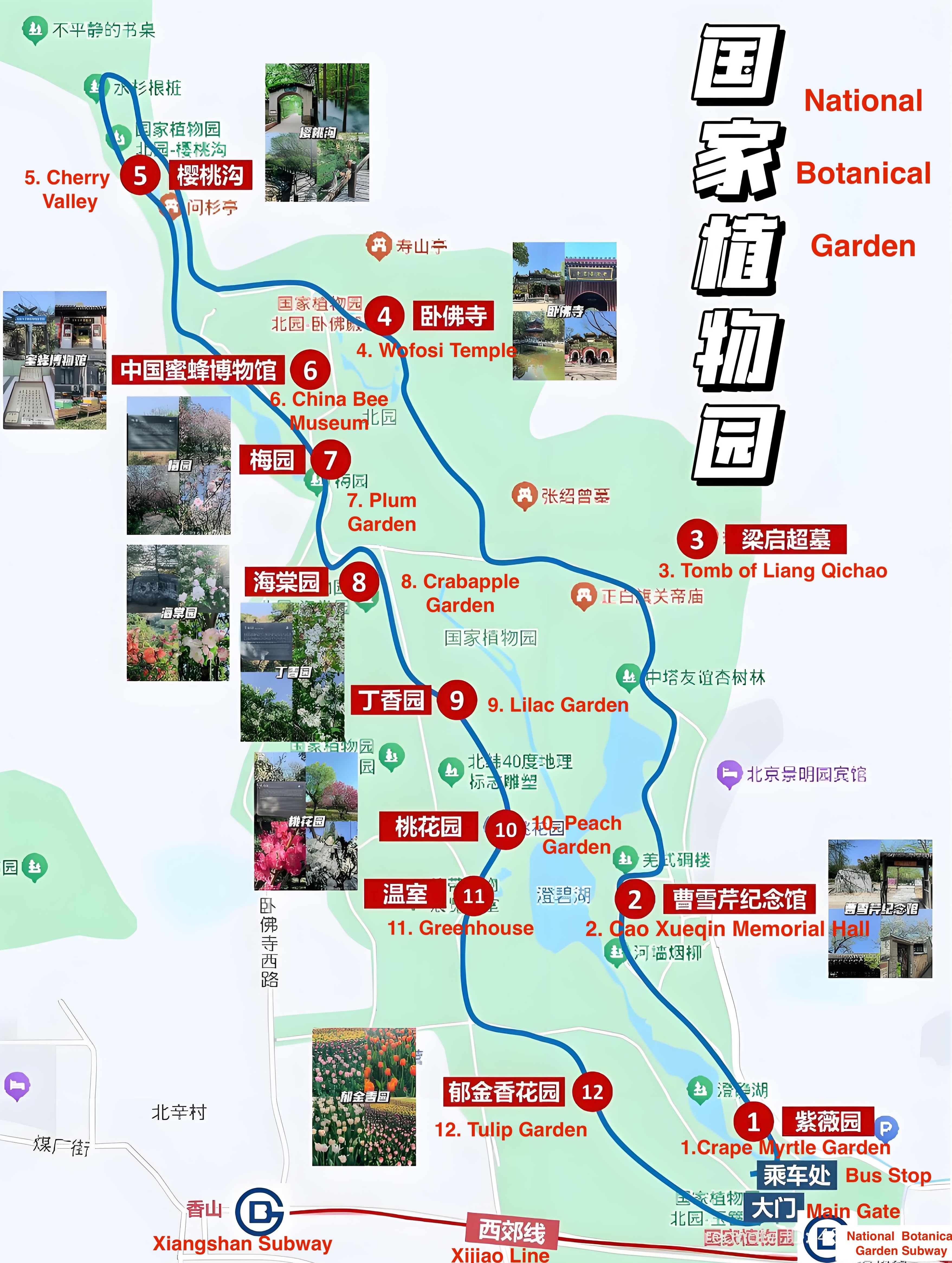 National Botanical Garden Map